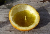 recyclart Oil Lamp From Orange